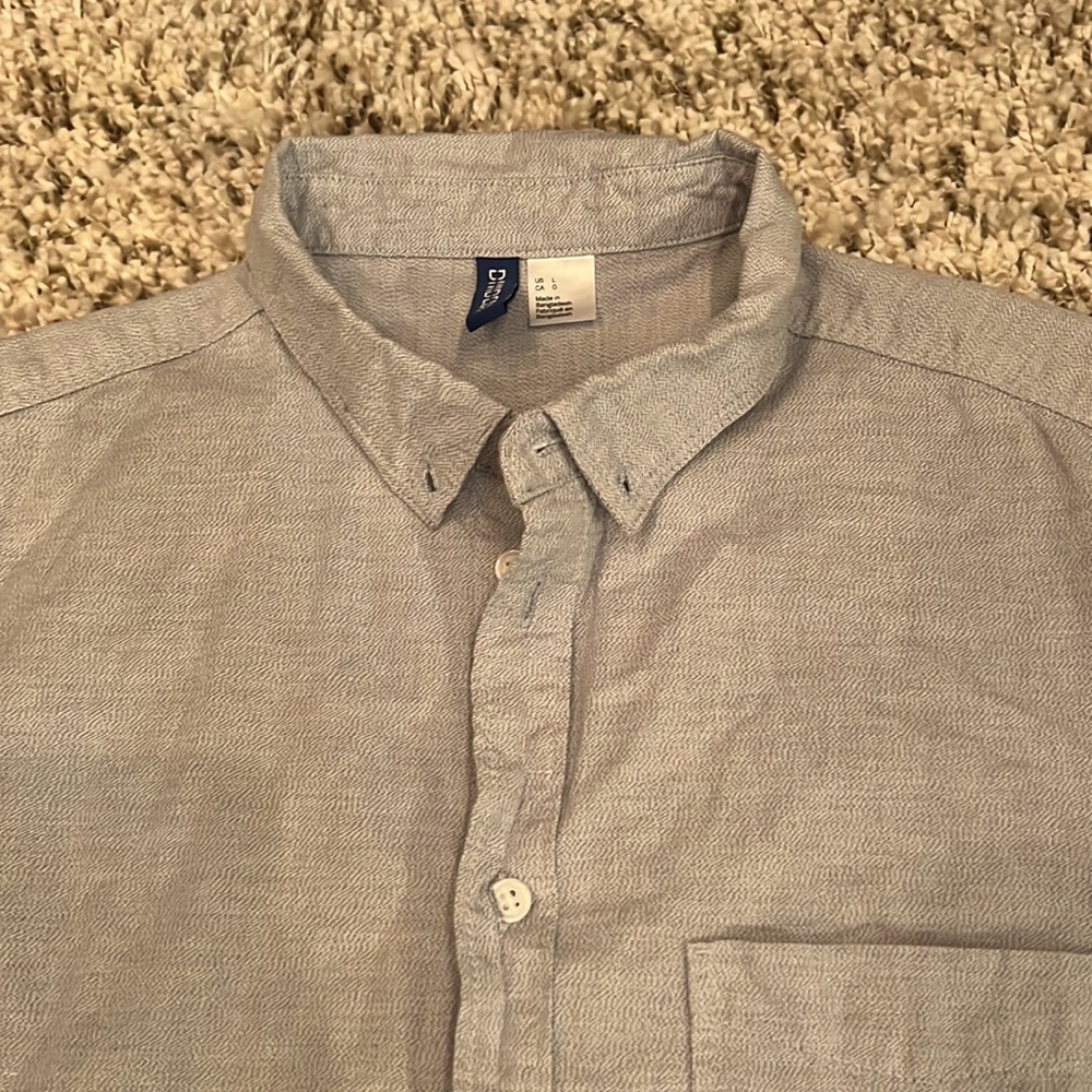 Grey button up - Picture 2 of 2